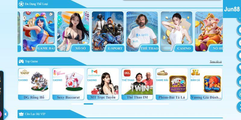 Giới Thiệu Về Jun88 Dịch Vụ Cung Cấp